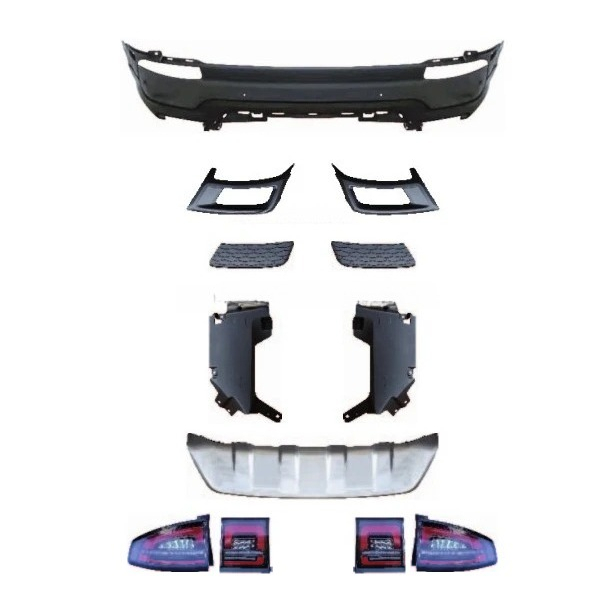 For Discovery Sport 2015-2019 Old Upgrade to 2020 Model Rear Bumper Completely Body Kit